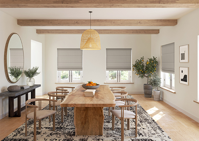 Loxley, Fibre Brown - Twist&Fit Roman Blind - Image 8